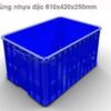 Thùng nhựa đặc  KT: 610x420x250mm