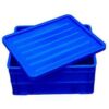 Thùng nhựa đặc HS019 xanh dương