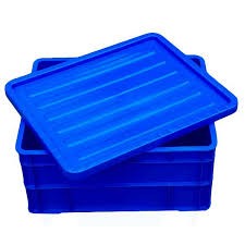 Thùng nhựa đặc HS019 xanh dương